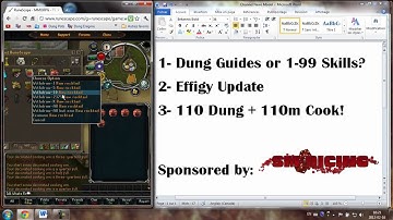 Channel News: Dung Boss Guide or 1-99 Skills? + Effigy Update FTL by Idk Whats Rc