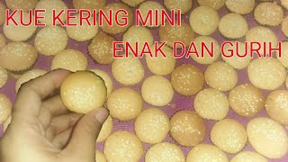 Cara membuat kue kering mini yang enak dan gurih