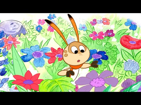Цветочная поляна мультфильм