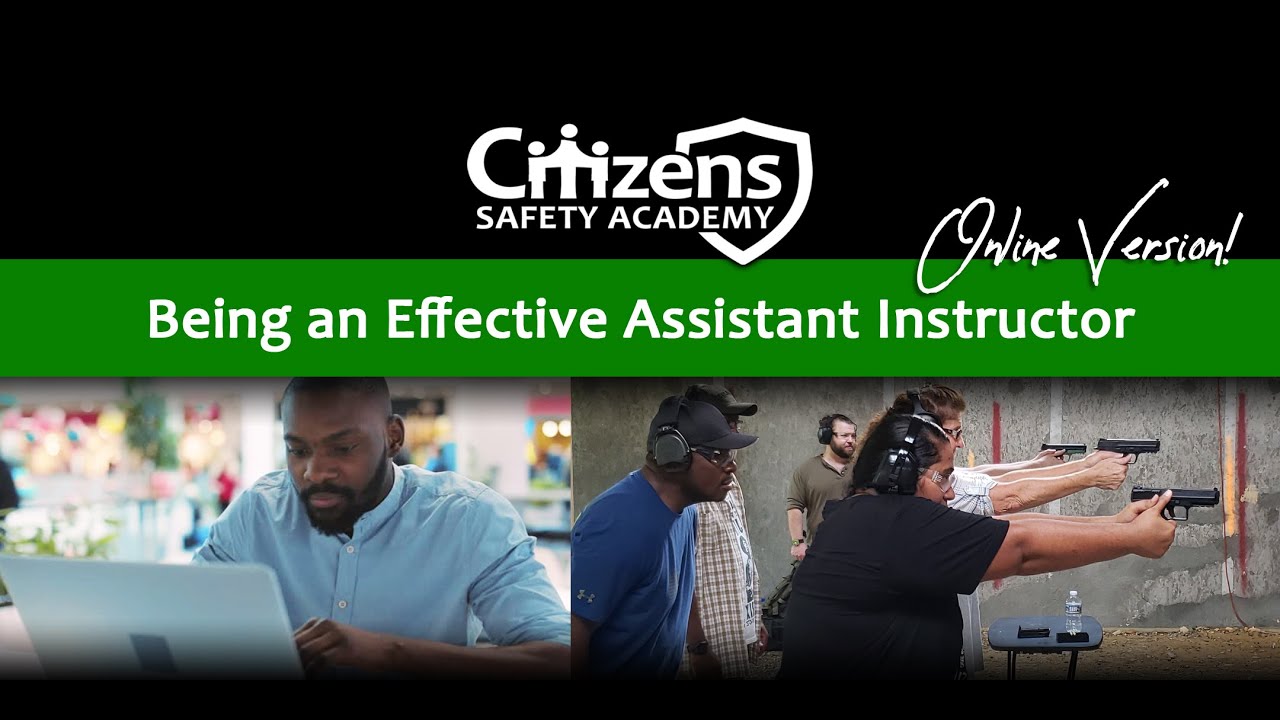 Assistant Instructor Basic Course CSA's Effective Assistant Instructor Webinar Course - YouTube
