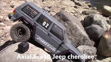 Creek Side Adventure-Axial scx10 jc & Axial Wraith Spawn