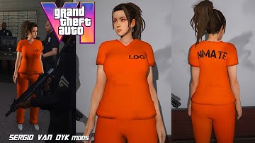 Lucia VI - Inmate "Trailer 1"  (GTA 6) Mod  [Add-On Ped | Replace]  | GTA V Modding