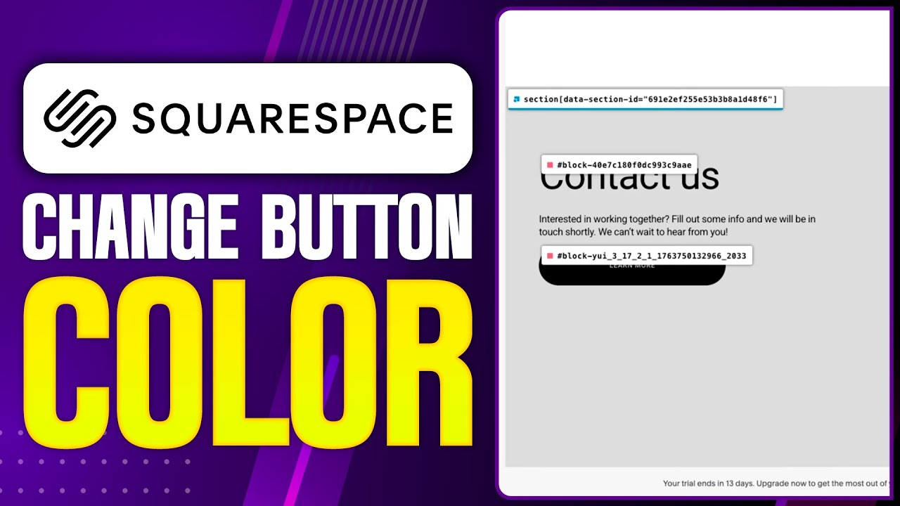 How To Change Button Color On Squarespace (2026 Updated Tutorial) - YouTube