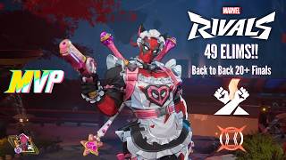 This is Tank Deadpool after the "nerfs".. 49KOs and 20+ Finals! | Marvel Rivals Season 7.5