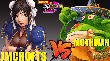 MvC2 Mvci Umvc3 JMCROFTS v MOTHMAN (Low Mid Tiers) pt 1