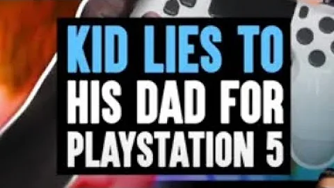 Kid lies to his dad for ps5 (Dharr man