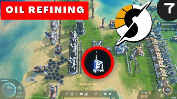 Initial Oil Refinery Setup - Dyson Sphere Program