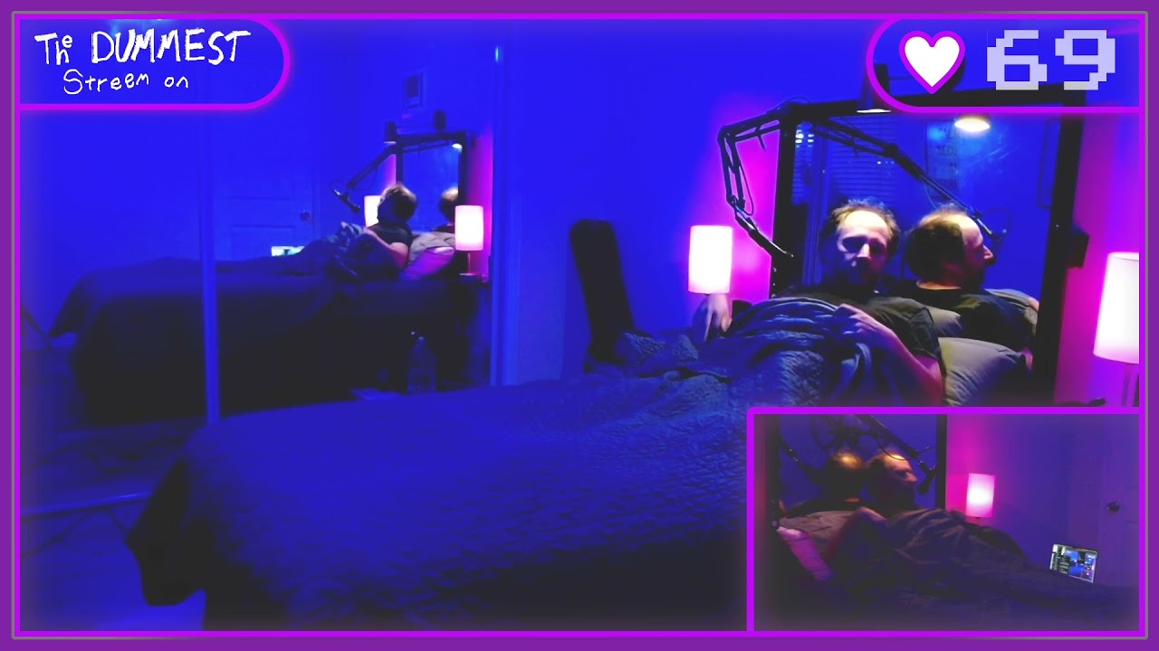 1/2/22 SleepStream - chat controls the lights, cameras, sounds. Waking up at 5:30am