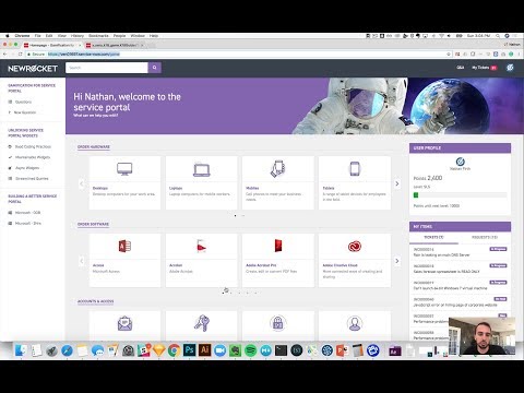 Widgets and Demo Portal from our K18 Service Portal Sessions