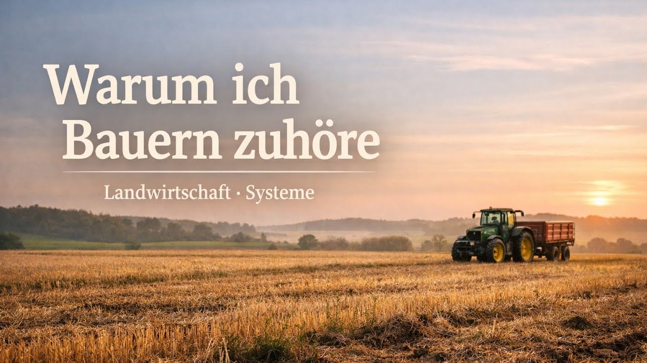 Warum ich Bauern zuhöre – und nicht nur Regeln