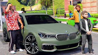 ОТЕЦ И СЫН В GTA 5 - РЕАКЦИЯ СЫНА НА МОЮ BMW 760i! МЕНЯ СНОВА ВЫЗВАЛИ К ДИРЕКТОРУ В ШКОЛУ! 🌊ВОТЕР