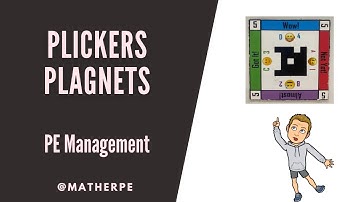 Using Plickers Plagnets in PE