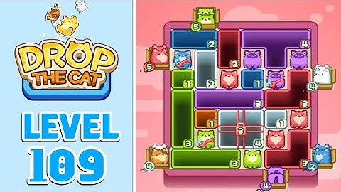 Drop The Cat Level 109 Walkthrough Solution