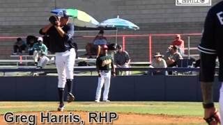 GREG HARRIS PITCHING MECHANICS, 200 FPS, LOS ALAMITOS HS