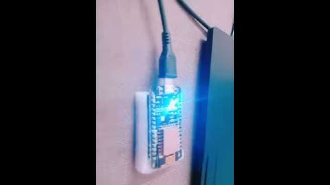 Flashing LED blinking program on NodeMCU via Arduino IDE.