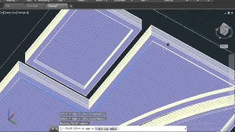 How to create 3d door in AutoCAD