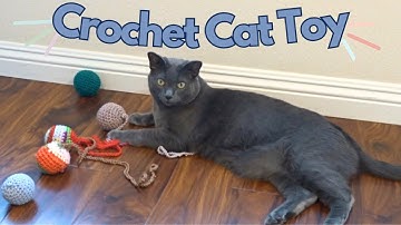 😻Easy Crochet Cat Toy Tutorial | Crochet Cat Toy Easy to Follow Tutorial 😽