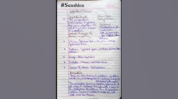 CBSE class 9th Science Ch-13 Why do we fall ill Notes||Handwritten Notes 📝✨||@Sanshica