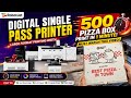 🔥 High-Speed Single Pass Digital Printing Machine | Pizza Box &amp; Packaging Printing Demo