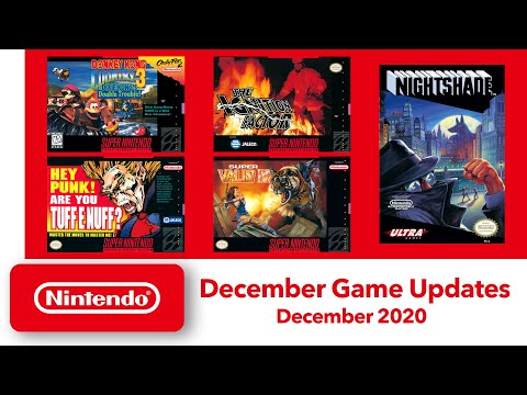 NES & Super NES - December Game Updates - Nintendo Switch Online