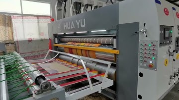 corrugated flexo 4 colors printing machine