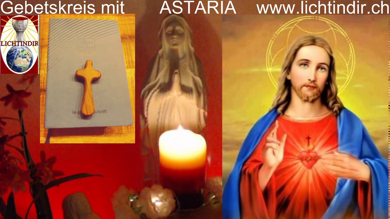 🙏 Gebet zur Fürbitte Mutter Gottes mit Herz-Jesu Kerze - YouTube