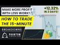 How to trade the 15minute timeframe  1232 profit  must watch  forex smart money simplified