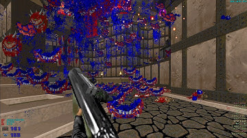 Brutal Doom realism: Sunder map08 Pale Monument hard realism all kills in 52:23