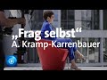 Eure Fragen an CDU-Chefin Annegret Kramp-Karrenbauer | Frag selbst 2020