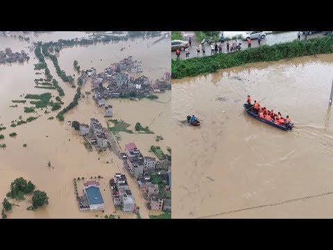 Bad weather triggers floods in E and SW China, millions affected