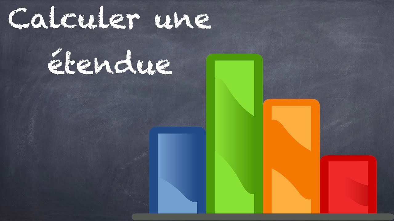 Calcul de l'étendue à partir d'un histogramme - YouTube