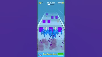 306 level game play for iOS and Android by AS game zone ; join clash 3D