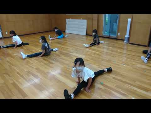 柔軟体操ストレッチ キッズダンシング水曜日クラス キッズガーデン武蔵小杉教室 指導 梶原和歌子 2022,6,8