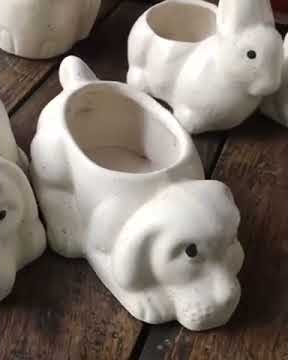 Qyari Animal Shape Planters