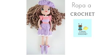 Ropa a crochet para muñeca base tutorial