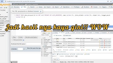 Tutorial membuat DATABASE menggunakan Script(Codingan) di XAMPP
