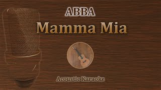 Mamma mia - abba (acoustic karaoke)