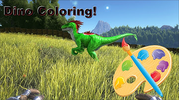 Ark Survival Evolved: How to Paint/Color dinos on Xbox One ( Admin Commands)
