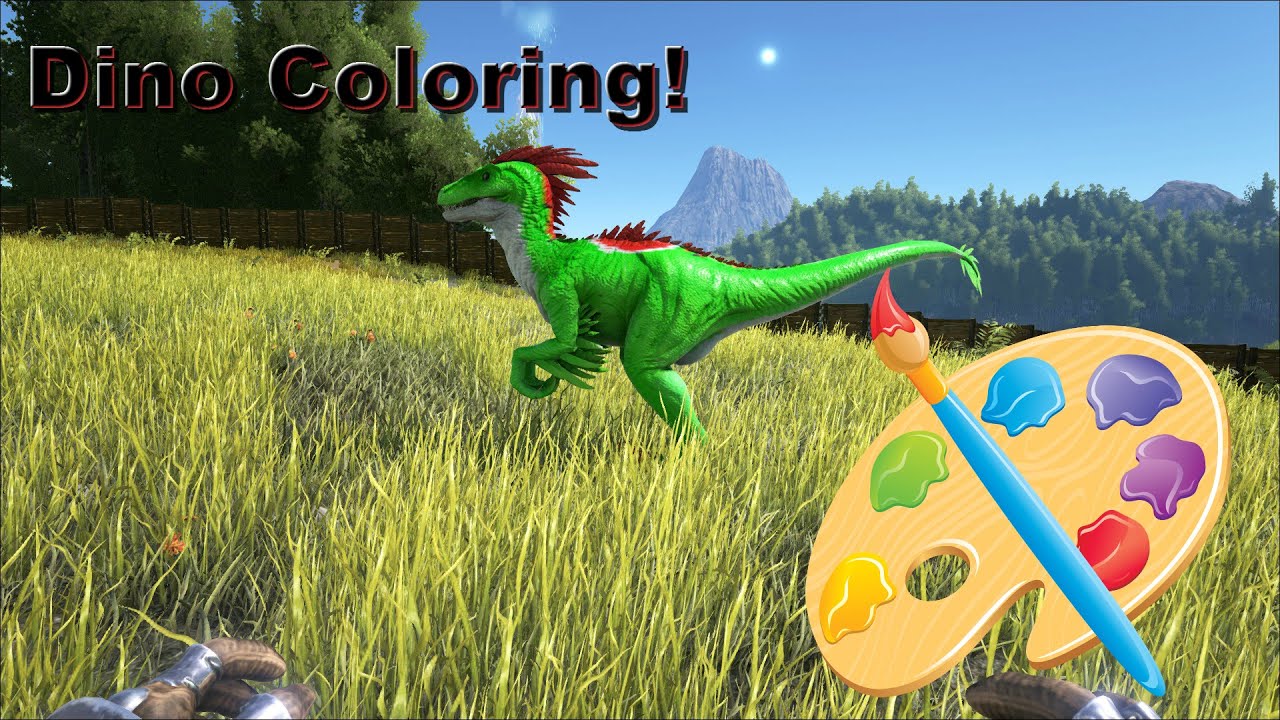 Ark Survival Evolved: How to Paint/Color dinos on Xbox One ( Admin