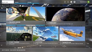 Microsoft Flight Simulator - 40th Anniversary Edition - PC - Intro &amp; Title Screen