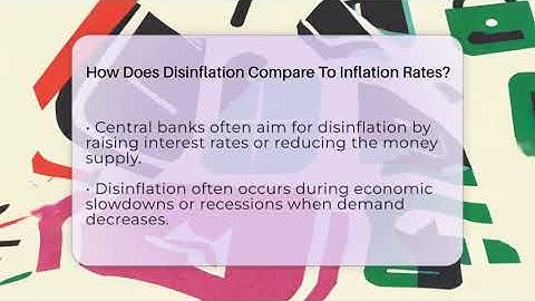 How Does Disinflation Compare To Inflation Rates? - Inflation Insight Channel