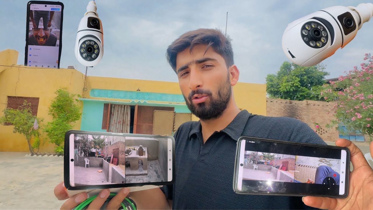 Fake Camera Set Up Fake Camera Ya Real …? 😱How To Install CCTV camera 📷Swimming Pool Pe ...