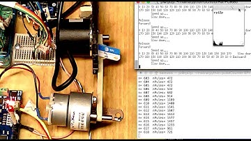 DC-motor and rotaryEncoder