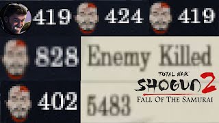 One unit of infantry inflicts over 800 casualties in a single battle