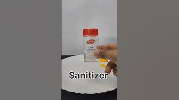 Experiment with sanitizer l Invisible fire experiment #shorts #experiment