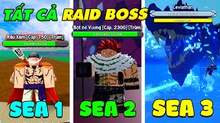 ZENO Thử Thách Solo Tất Cả Raid BOSS = Combo Bất Tử Mạnh Nhất Blox Fruit