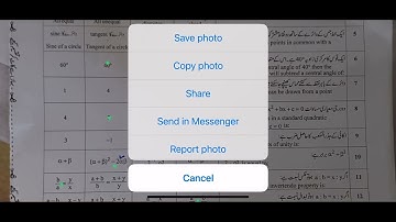 Answer Key Mathematics Faisalabad Board Group 1 Class 10