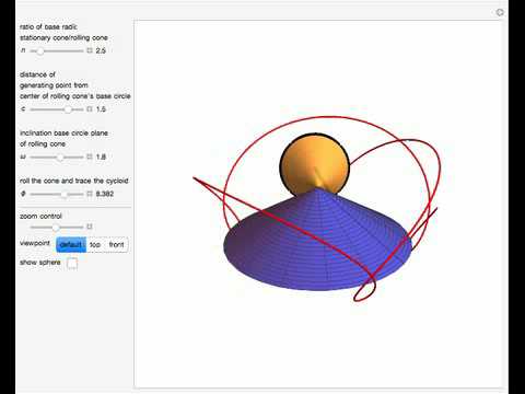 Spherical Cycloids Generated by One Cone Rolling on Another