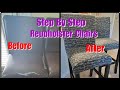 HOW TO Reupholster Bar Stools/ Chairs | DIY SUPER CHEAP