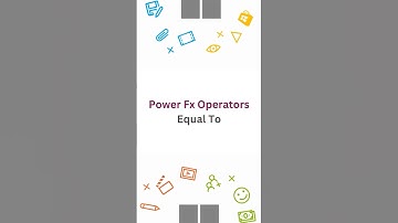 Learn about the Power Fx Equal To operator #microsoft #powerfx #coding